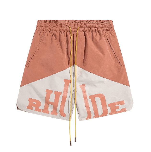 Rhude Color Contrast Patchwork Shorts