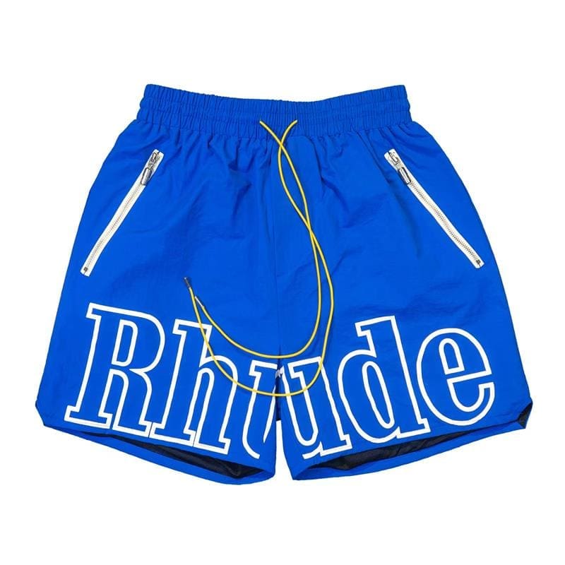 Rhude High Street Letter Print Shorts