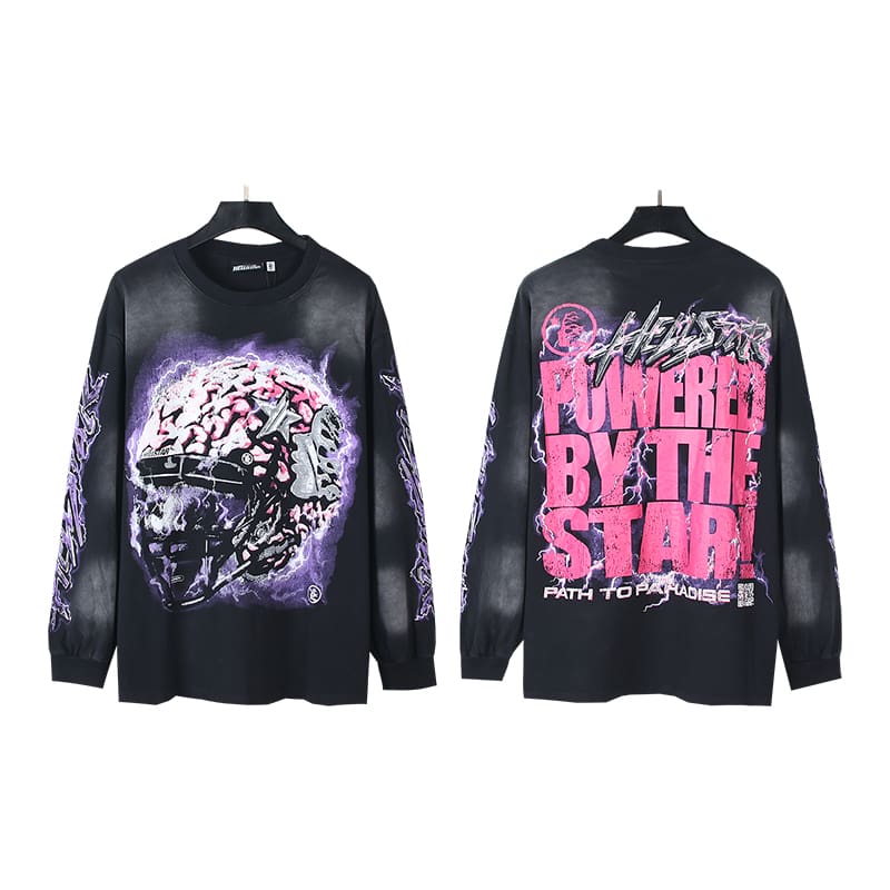 H*lst*r long-sleeved t-shirt