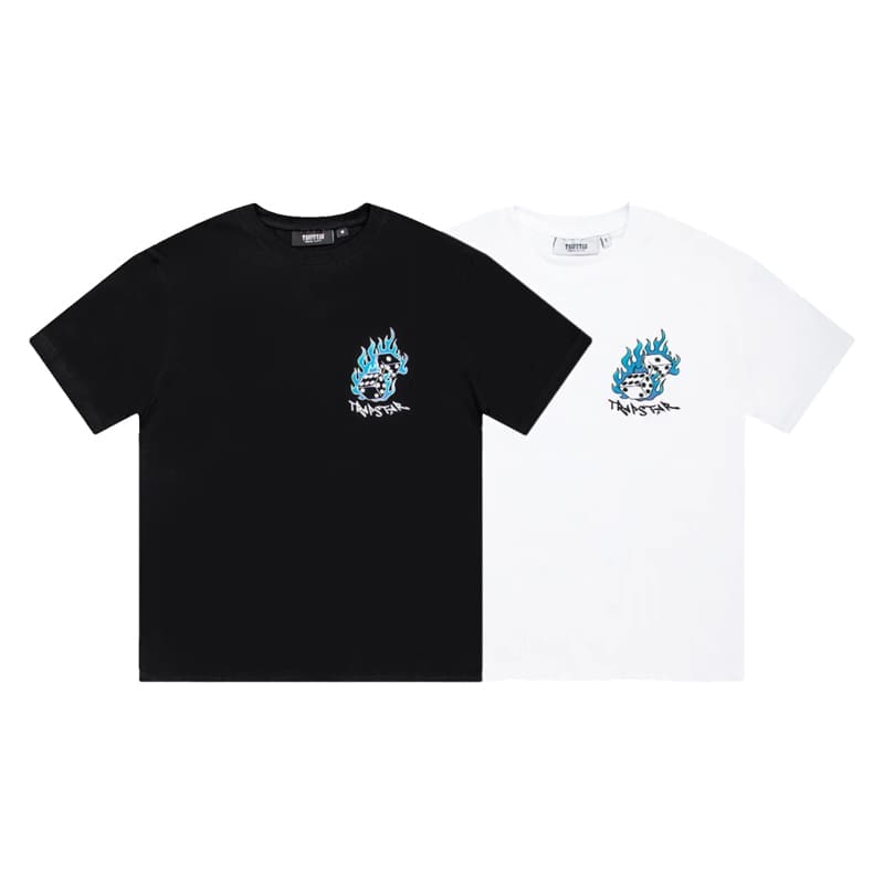 Trapstar Flame Dice Hd Print Tee