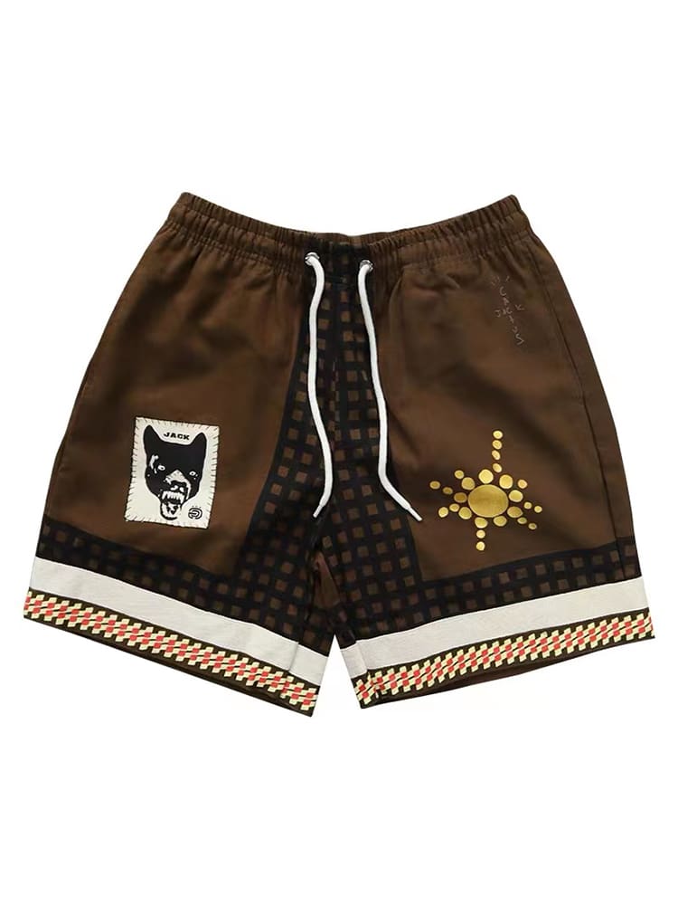 Travis Scott Wolf Starburst Short