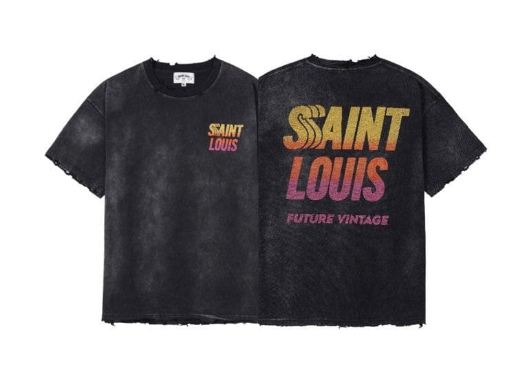 sssaint L**is “sunset crystal” tee