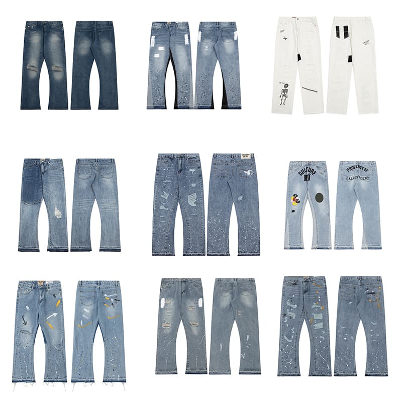 Gallery Dept Paint-Splashing Style Jeans