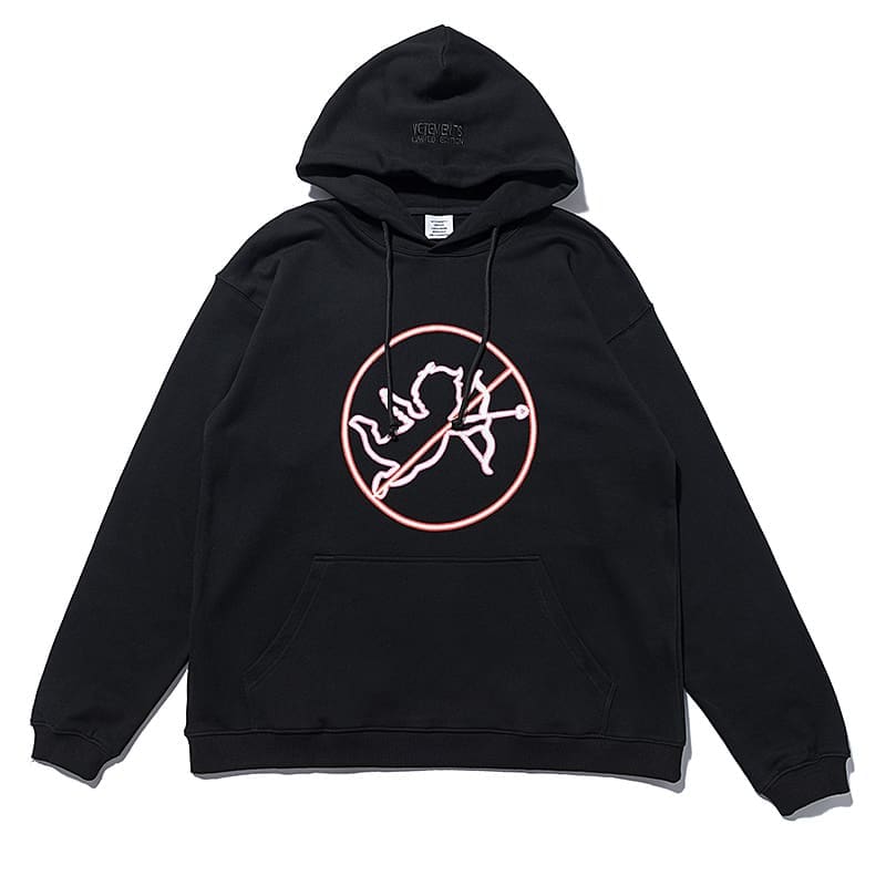 Vetements Express Letter Print Hoodie