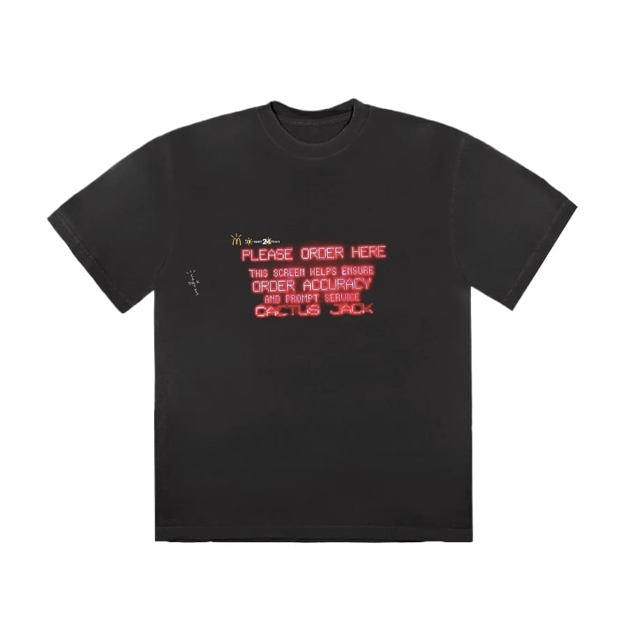 Travis Scott X Mcdonald’S Order Here Tee