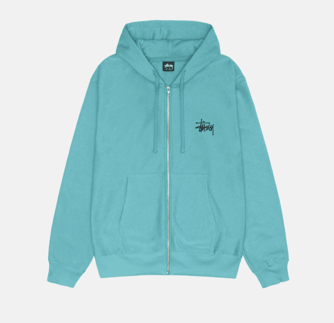 Basic Stüssy Zip Hoodie