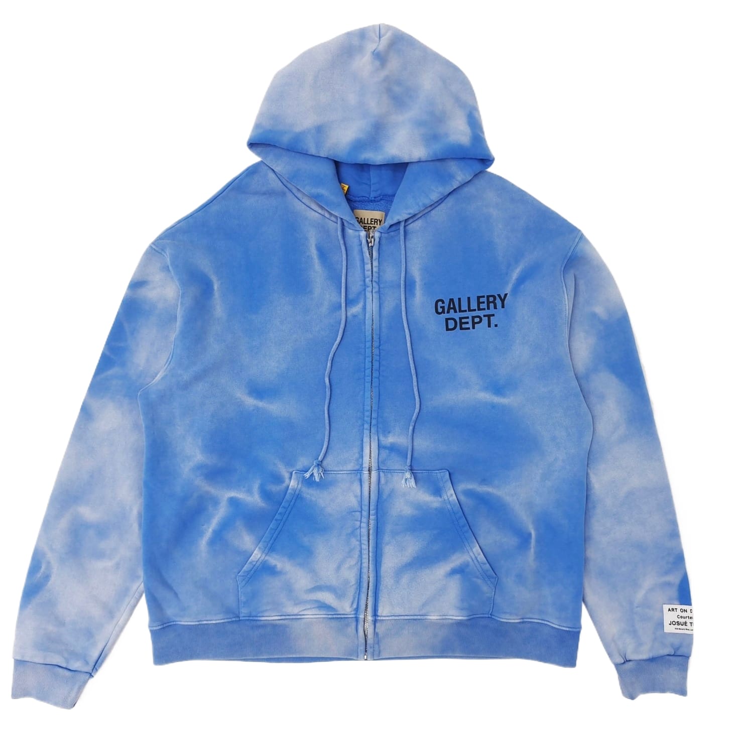 Gallery Dept Water Ripple Washed Zipper Sweater