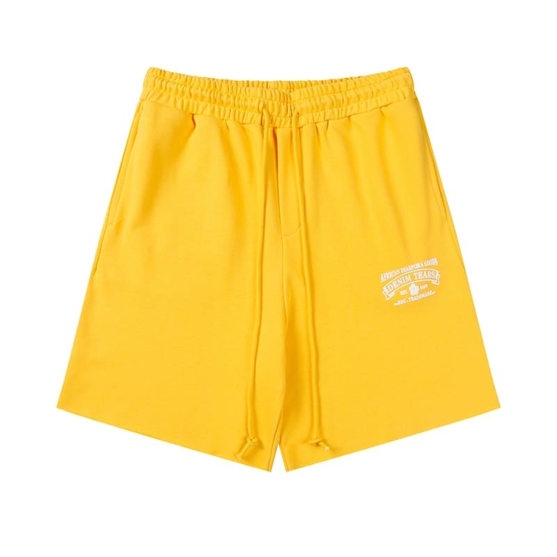 Denim Tears Kapok Letter Print T-Shirt & Shorts