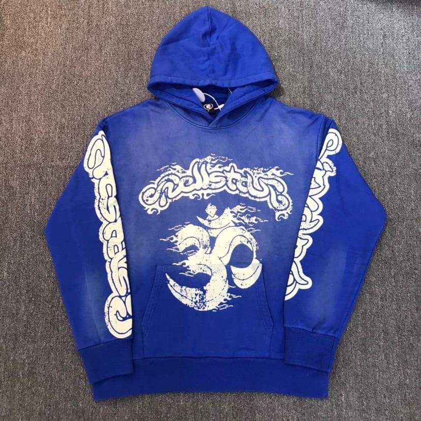 H*lst*r studios retro washed hooded sweater