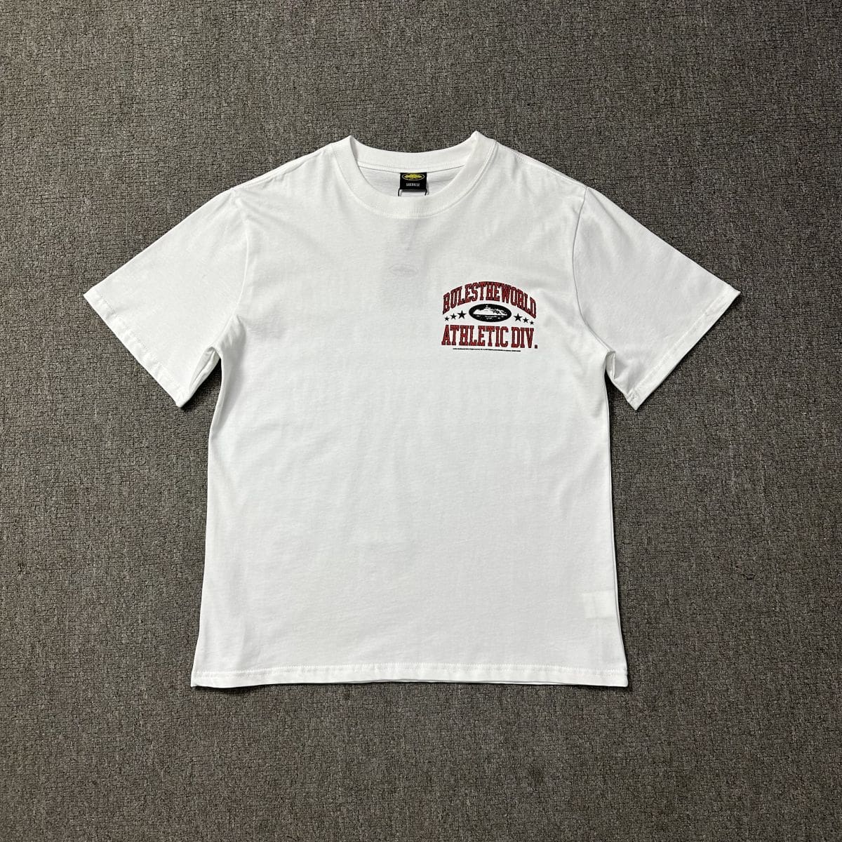 Corteiz Devil Island Summer Letter Print Couple Loose Casual Round Neck T-Shirt