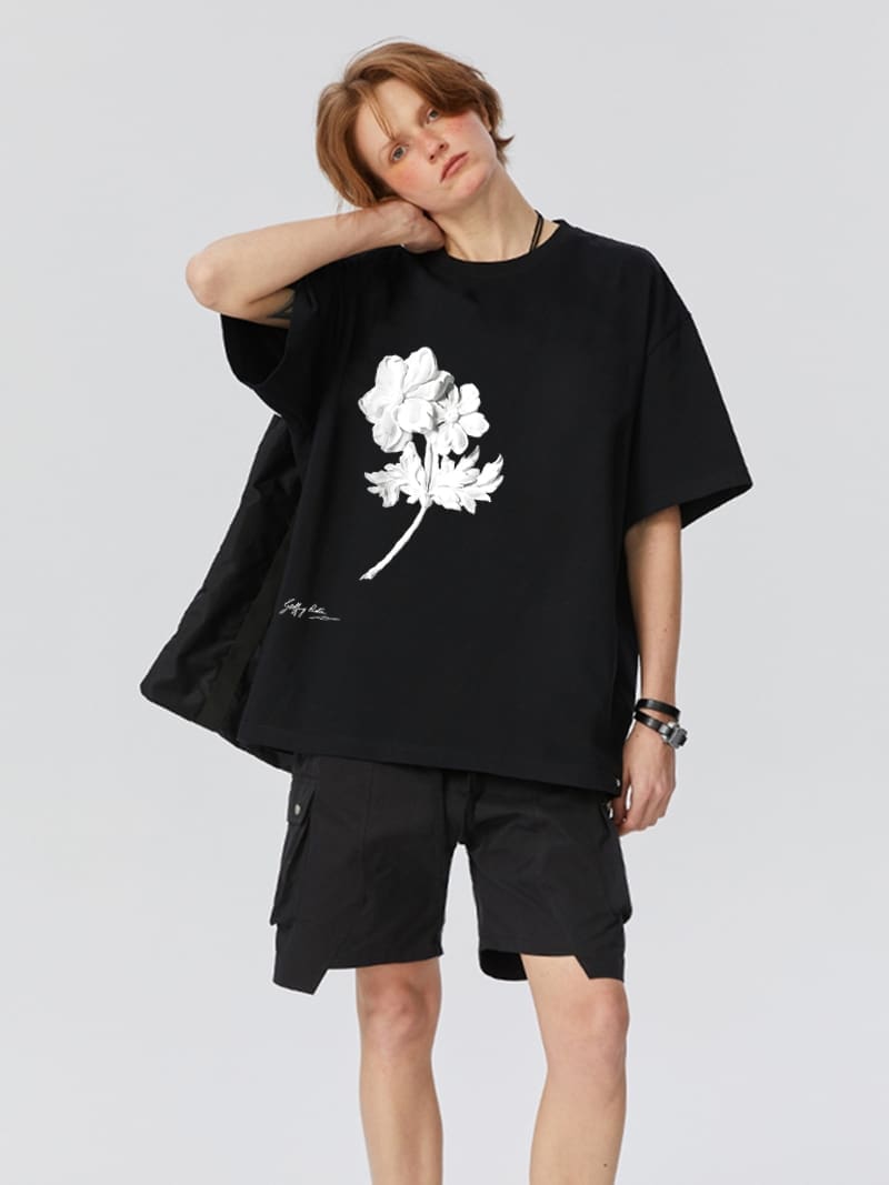 Yohji Yamamoto Anthodite Statue Tee