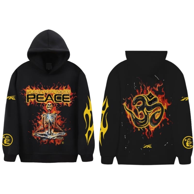 american fashion brand H*lst*r hoodie distressed high street style for men and women