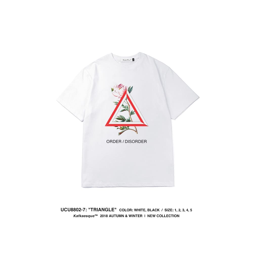 Undercover Triangle Flower Original Design Retro T-Shirt