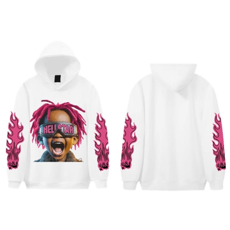 american fashion brand H*lst*r hoodie distressed high street style for men and women