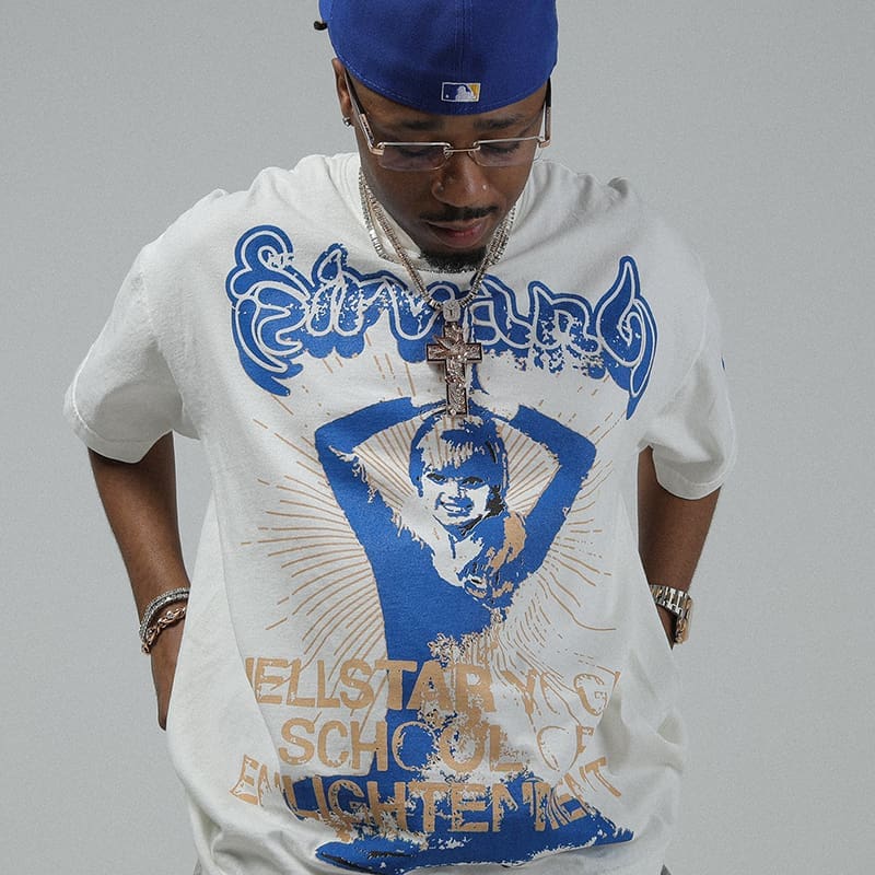 H*lst*r studios yoga tee big logo