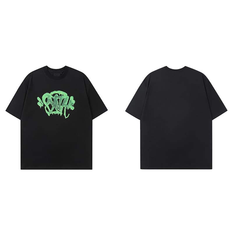 Synaworld Drill Style Hip Hop Letter Tee