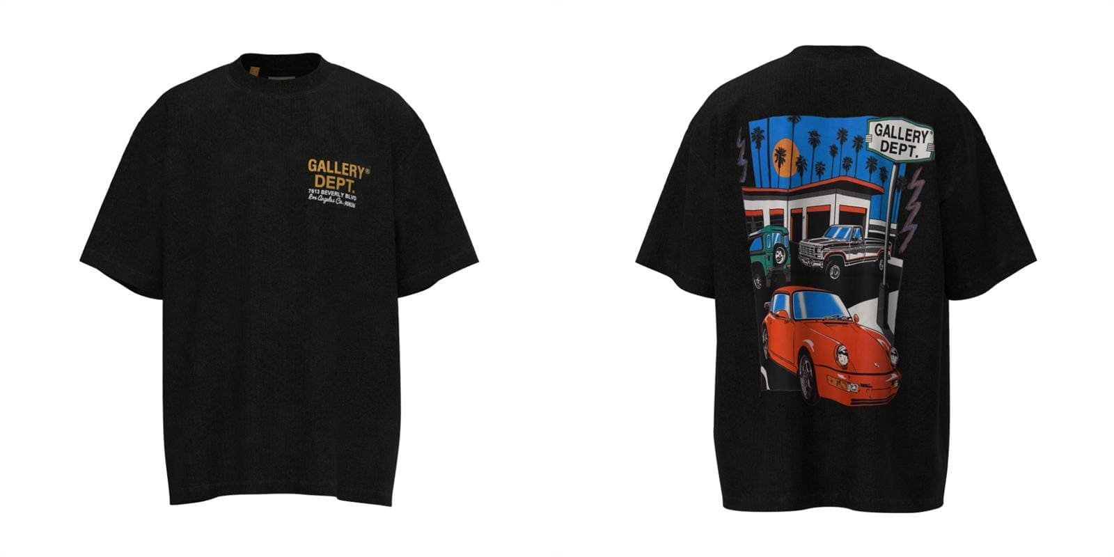 Gallery Dept Vintage Distressed Short Sleeve Tee