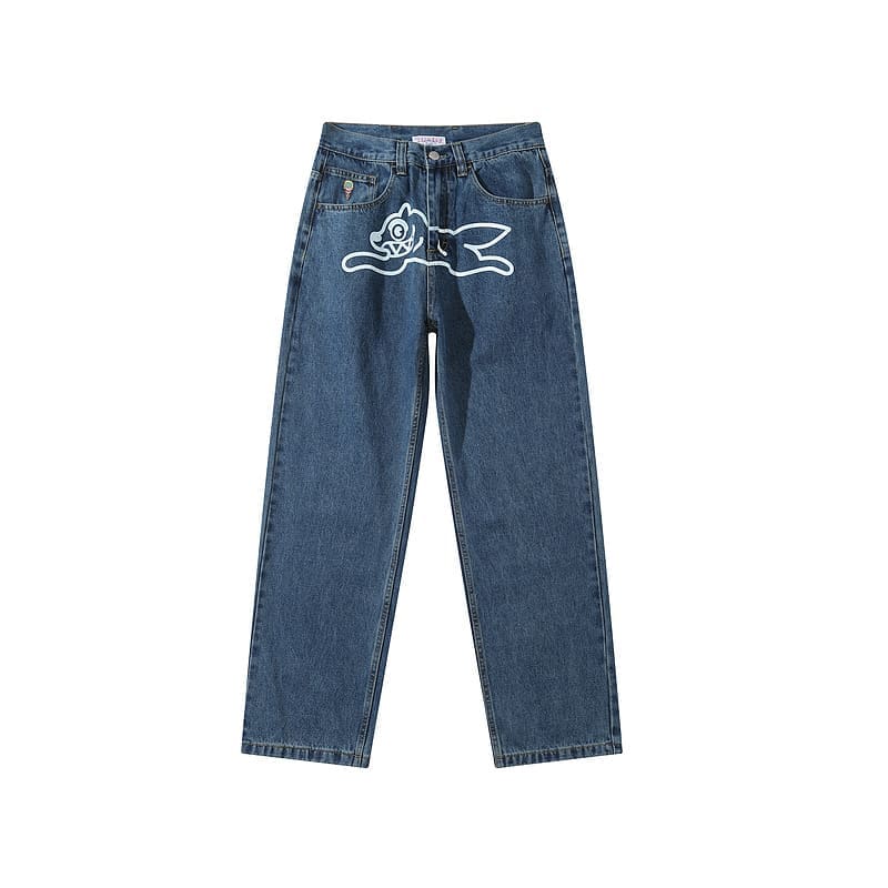 Ma Siwei Bbc Flying Dog Denim Jeans