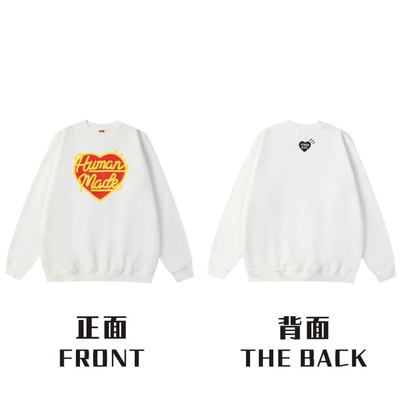 Hvm*n M*de love round neck sweater