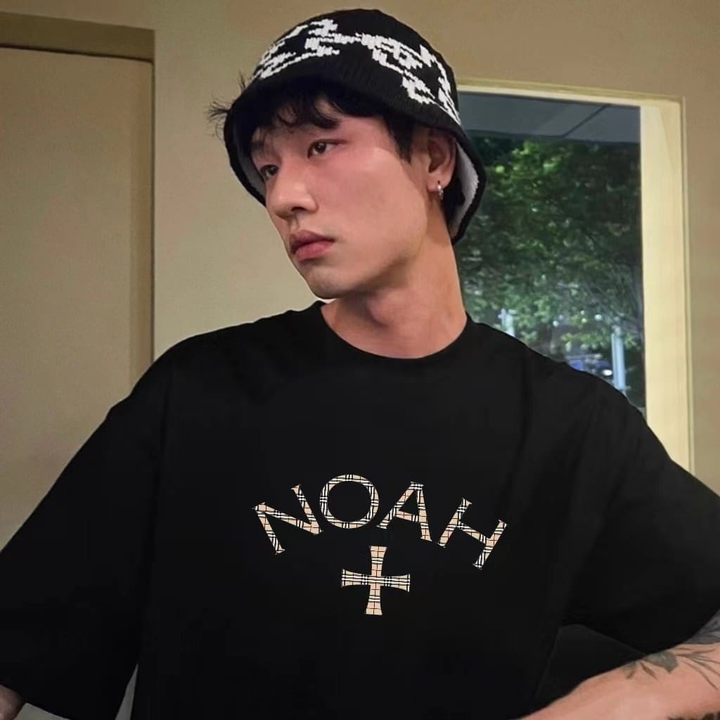 Noah Plaid Cross Tee