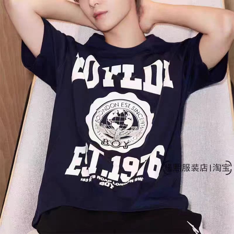 Global 1976 Navy Blue Unisex Tee