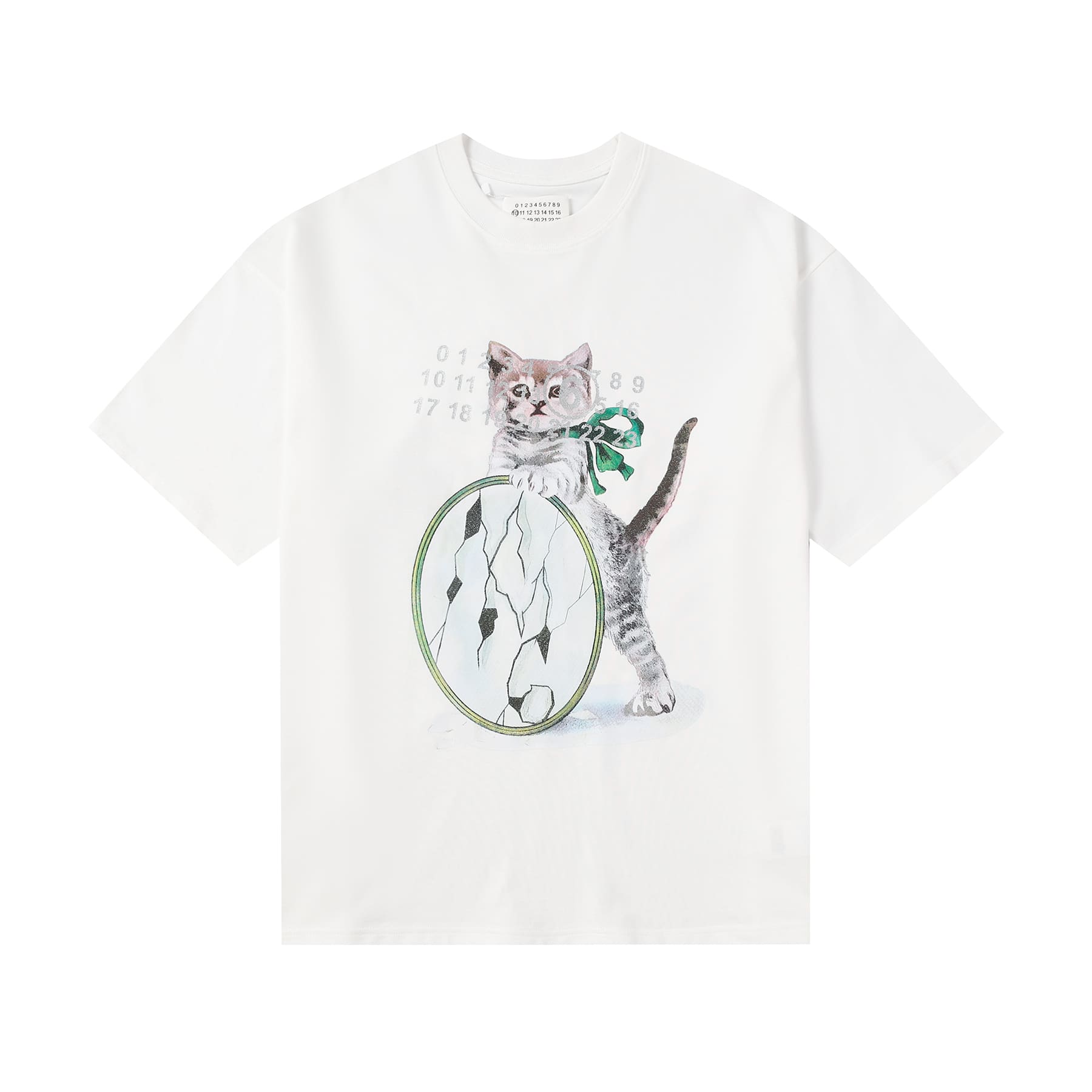 ma*s*n Ma*i*la paris broken mirror cat tee