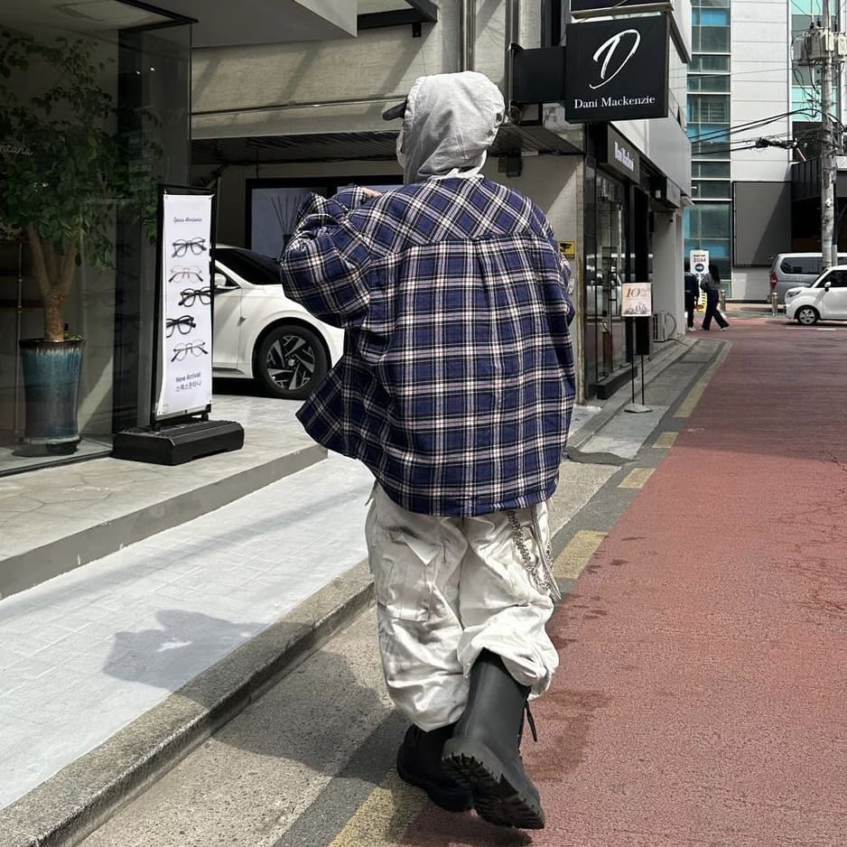 Grailz Talk Plaid Hooded Shirt