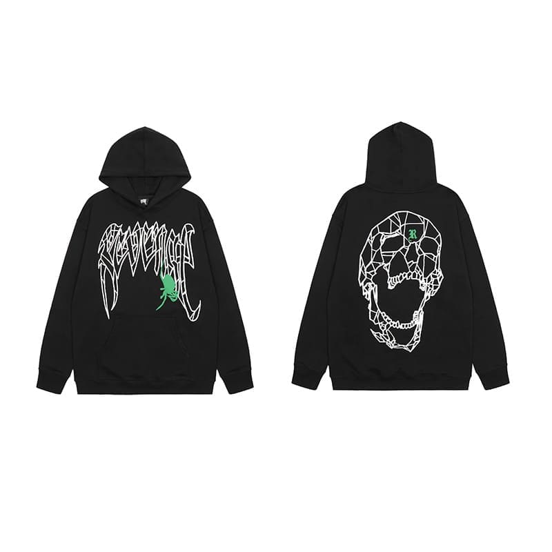 Revenge Keel Smoke Skull Hoodie