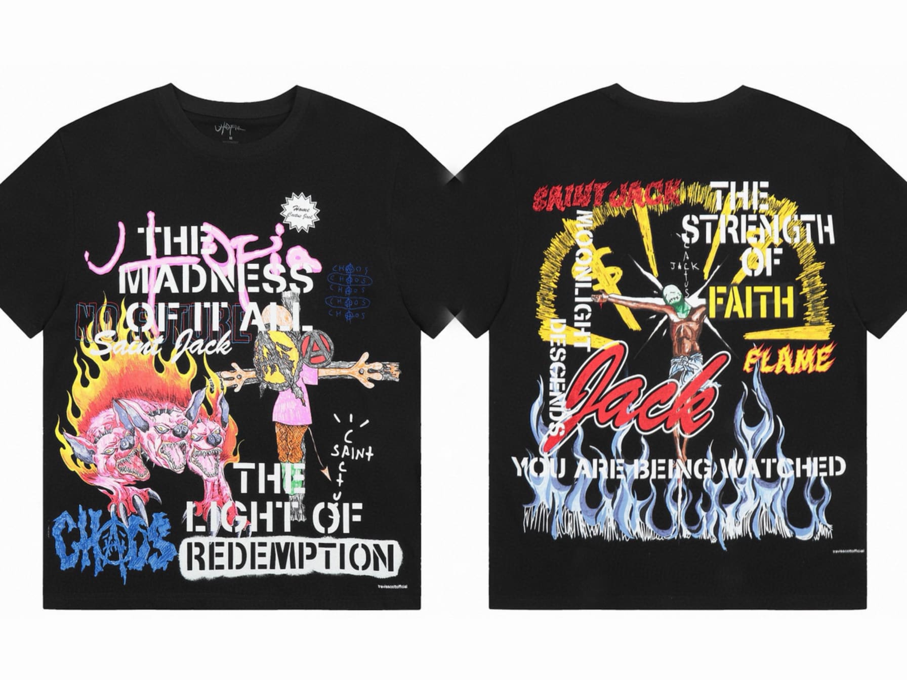 Travis Scott Cactus Jack Wink Utopia Tee