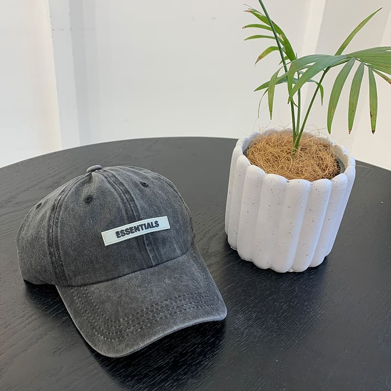 Gx Fog Washed Black Distressed Cap