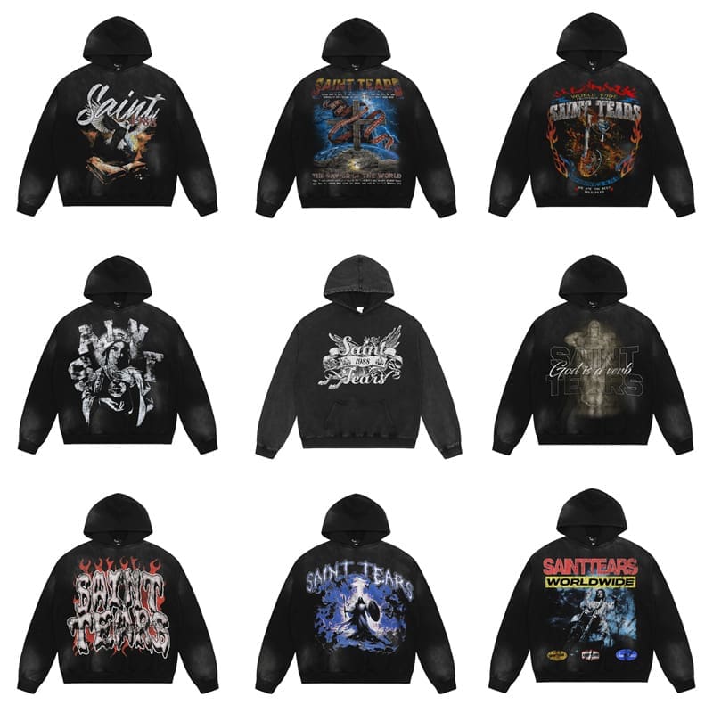 Saint Michael Washed-Out Vintage Hoodie