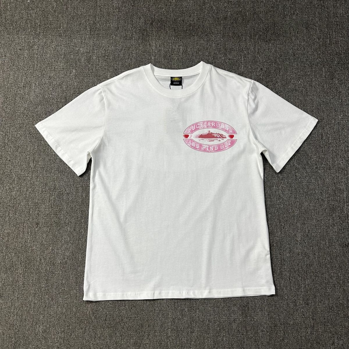 Corteiz Devil Island Letter Print Retro Casual Couple T-Shirt