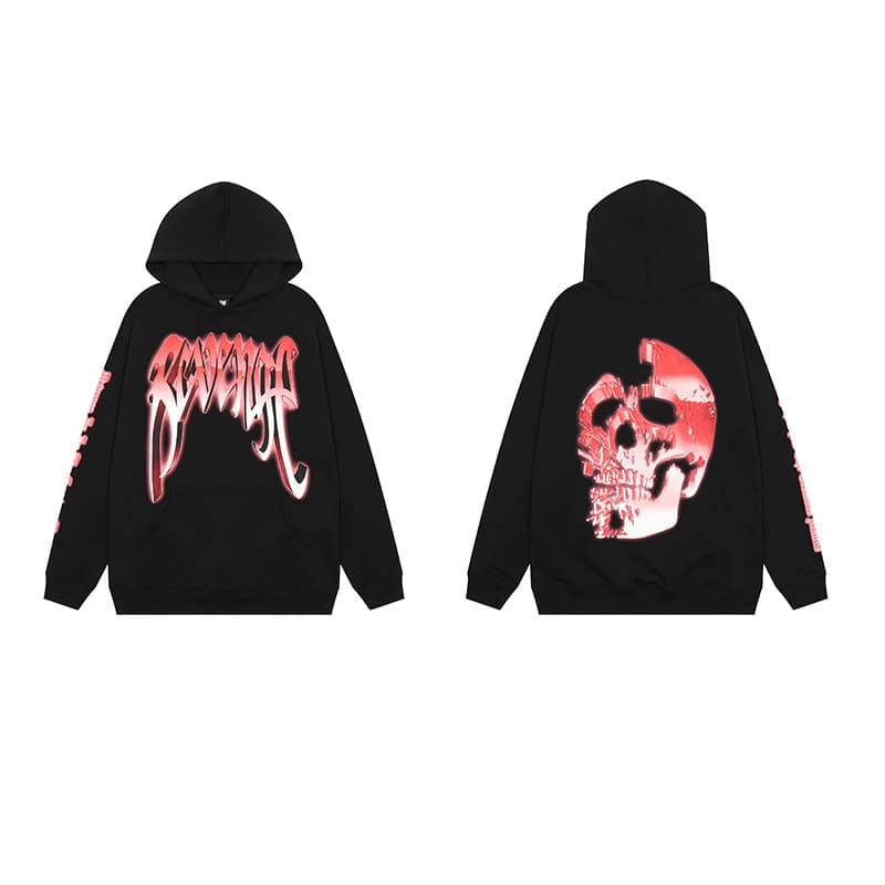 Revenge Keel Smoke Skull Hoodie