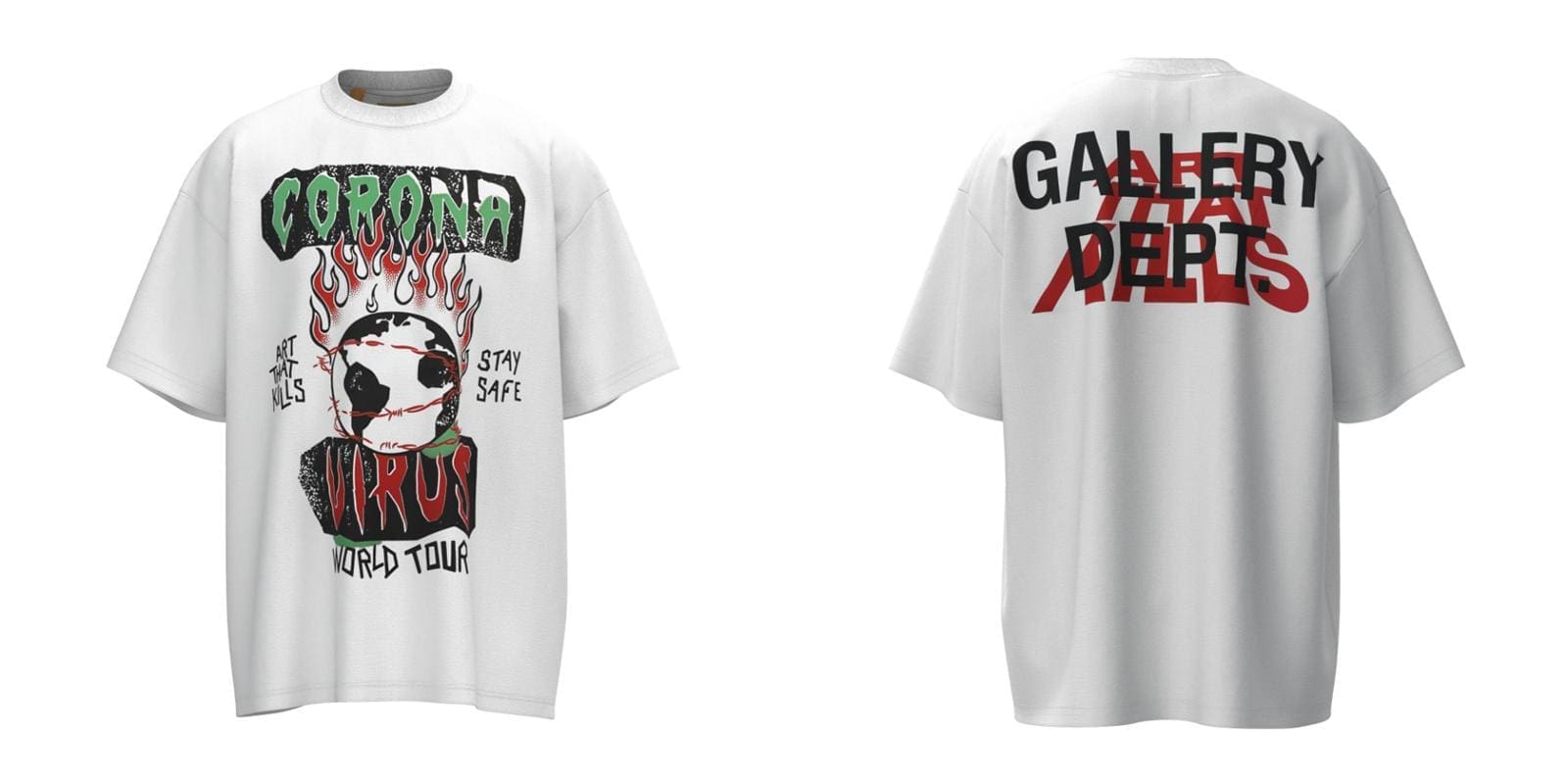 Gallery Dept Vintage Distressed Short Sleeve Tee