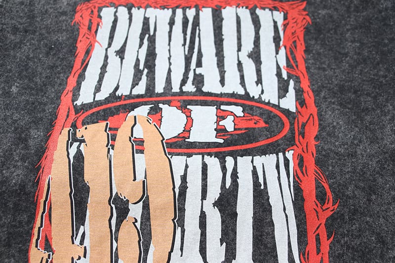 Corteiz Devil Island Washed Joint T-Shirt Short Sleeve Summer