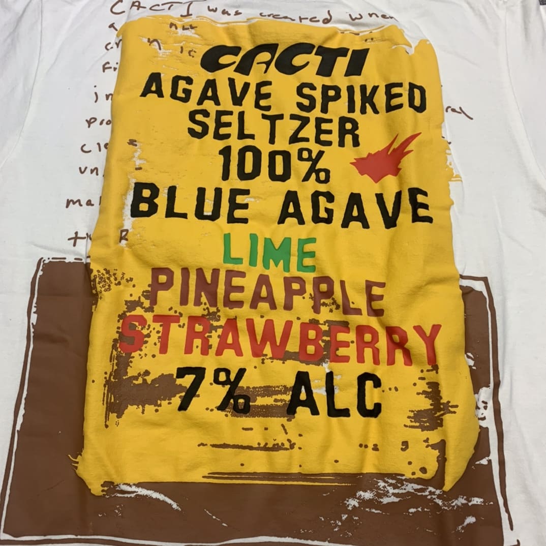 Travis Scott Cacti Painted Sign T-Shirt