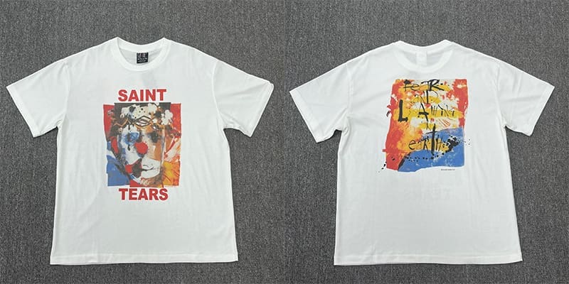 Saint Michael Distressed Retro Washed Vintage T-Shirt Fashion Collection