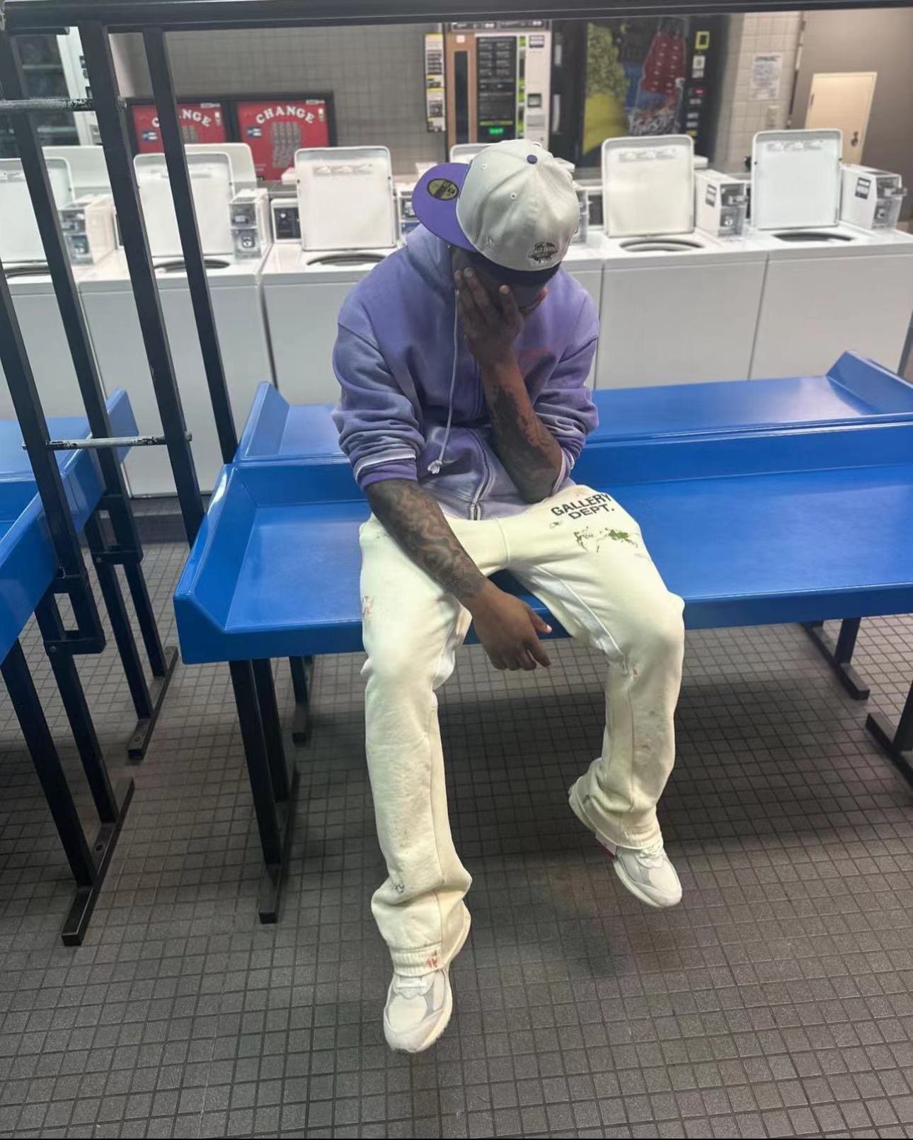 Gallery Dept Water Ripple Washed Cardigan