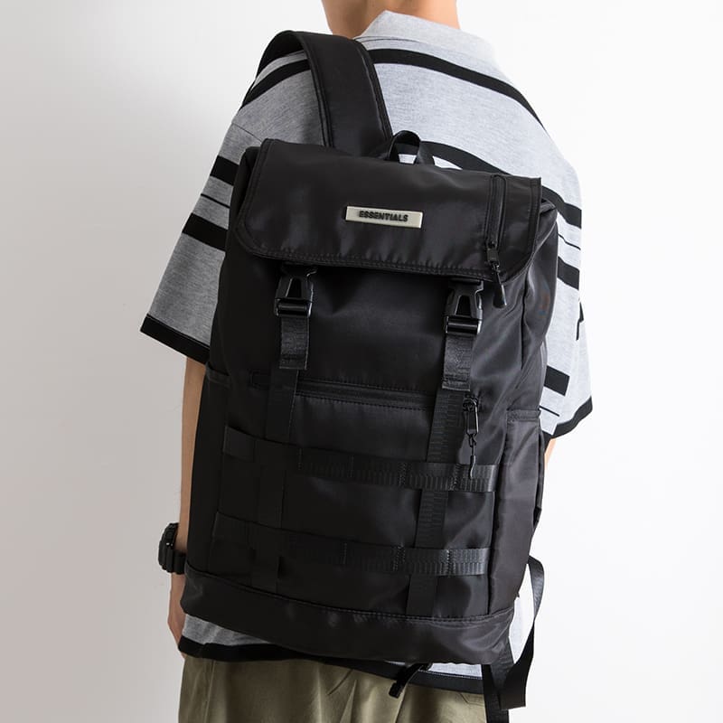 ESSE Casual Men’s Fashion Backpack Large Capacity Travel Schoolbag for Students