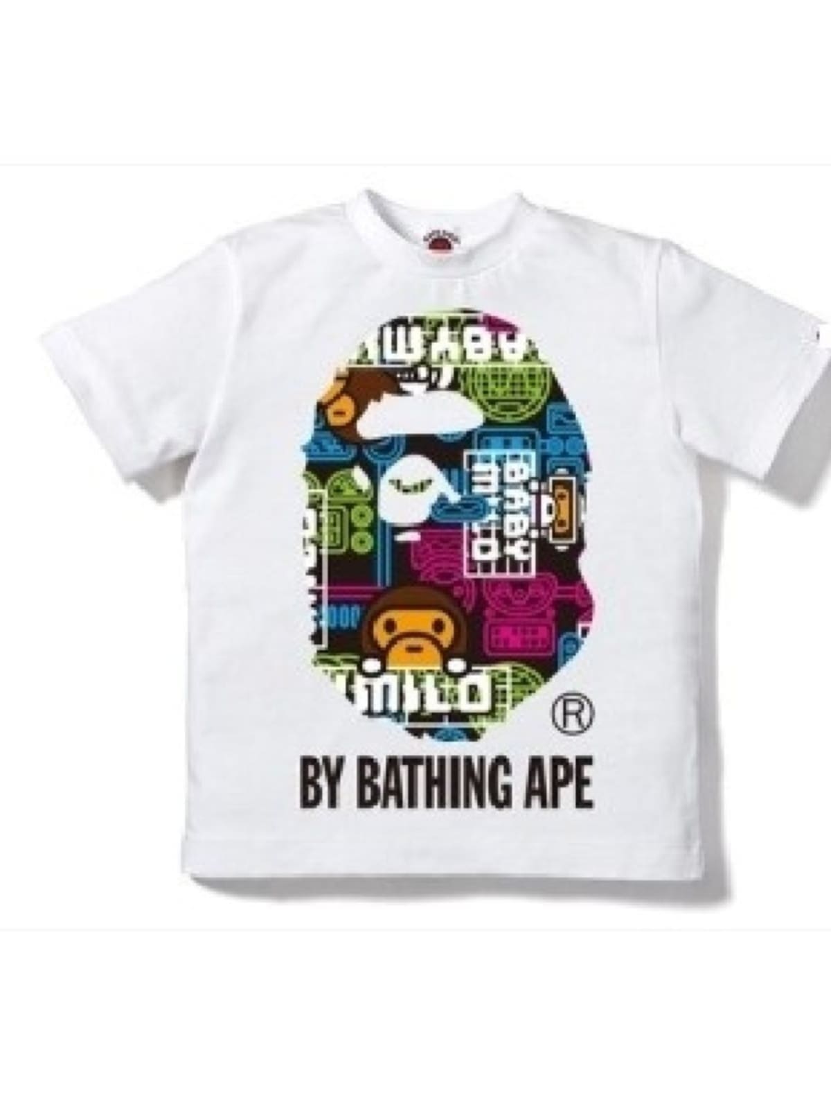 Bape Children’S Clothing Cartoon Short Sleeve Tee