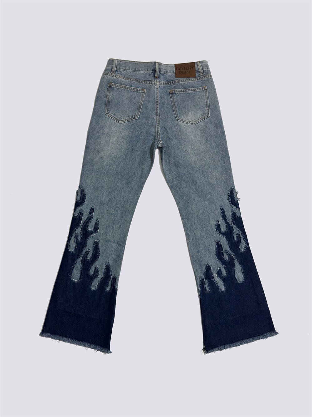 Gallery Dept Stitched Flame Bell-Bottoms