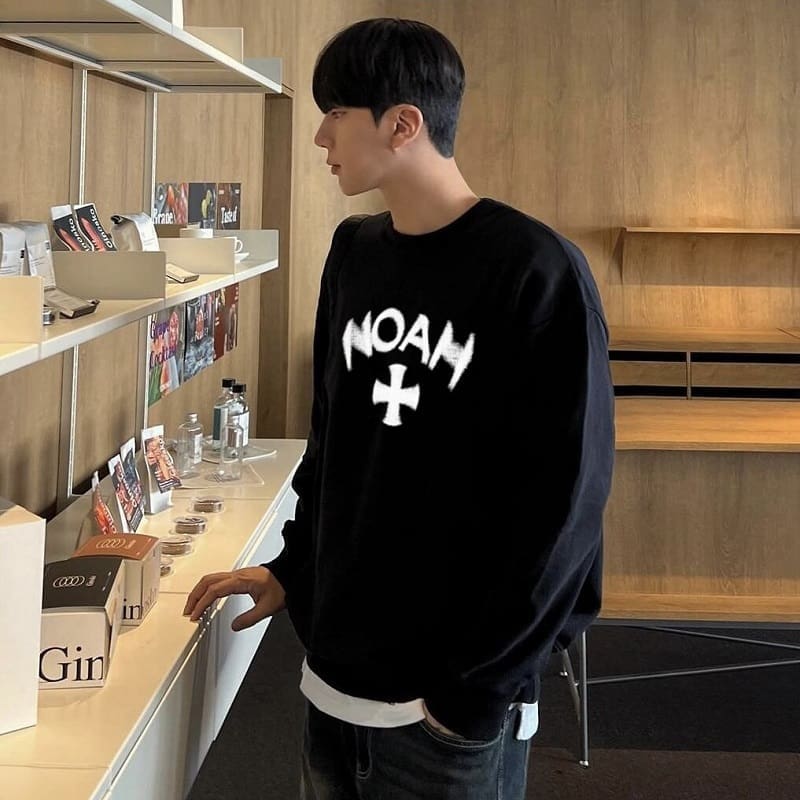 Noah Trach Cross Velvet Sweater 3