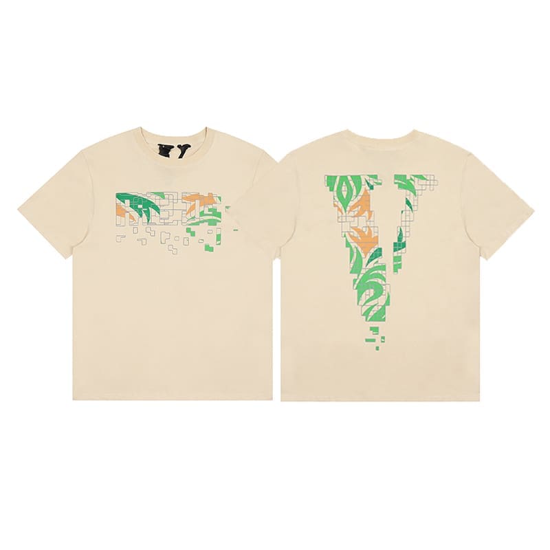 VLONE FOG 999 Juice WRLD Butterfly Print Large V Short Sleeve T-Shirt