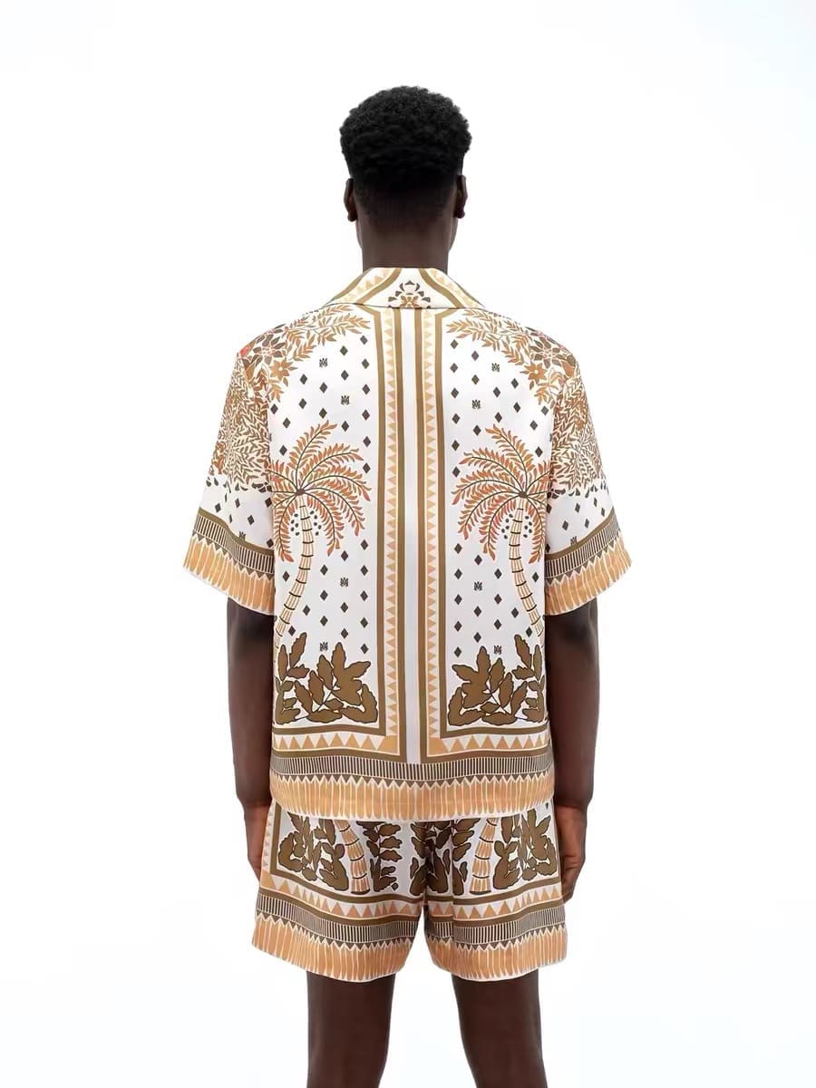 Amiri Fw24 Letter Print Polo Shirt