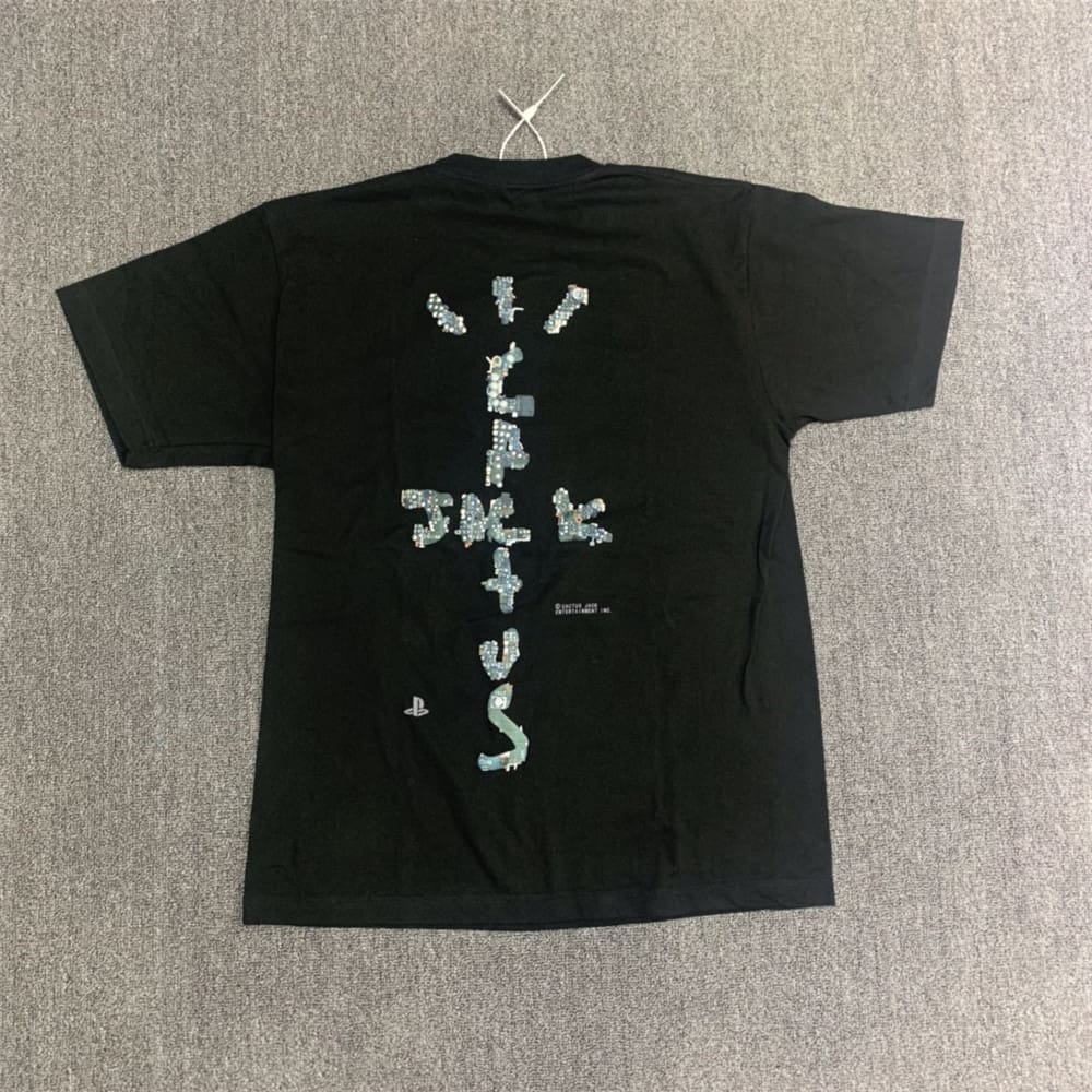 Playstation Travis Scott Puff Print T-Shirt