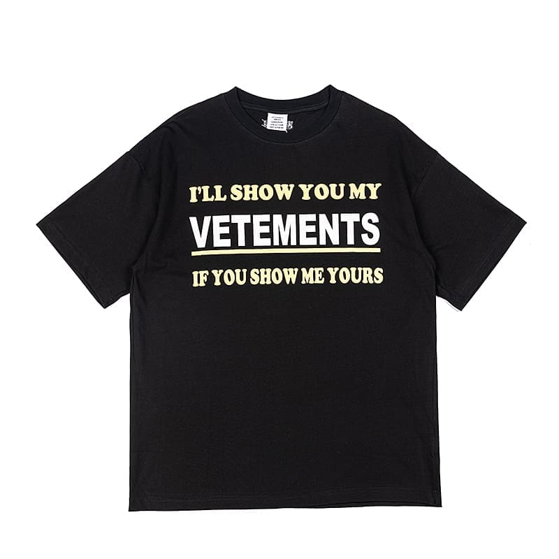 Vetements Letter Print Oversized Tee 2