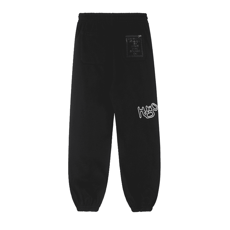 ADWYSD Sun Roll Embroidered Fleece-Lined Suit High Street Loose Hoodie and Casual Pants