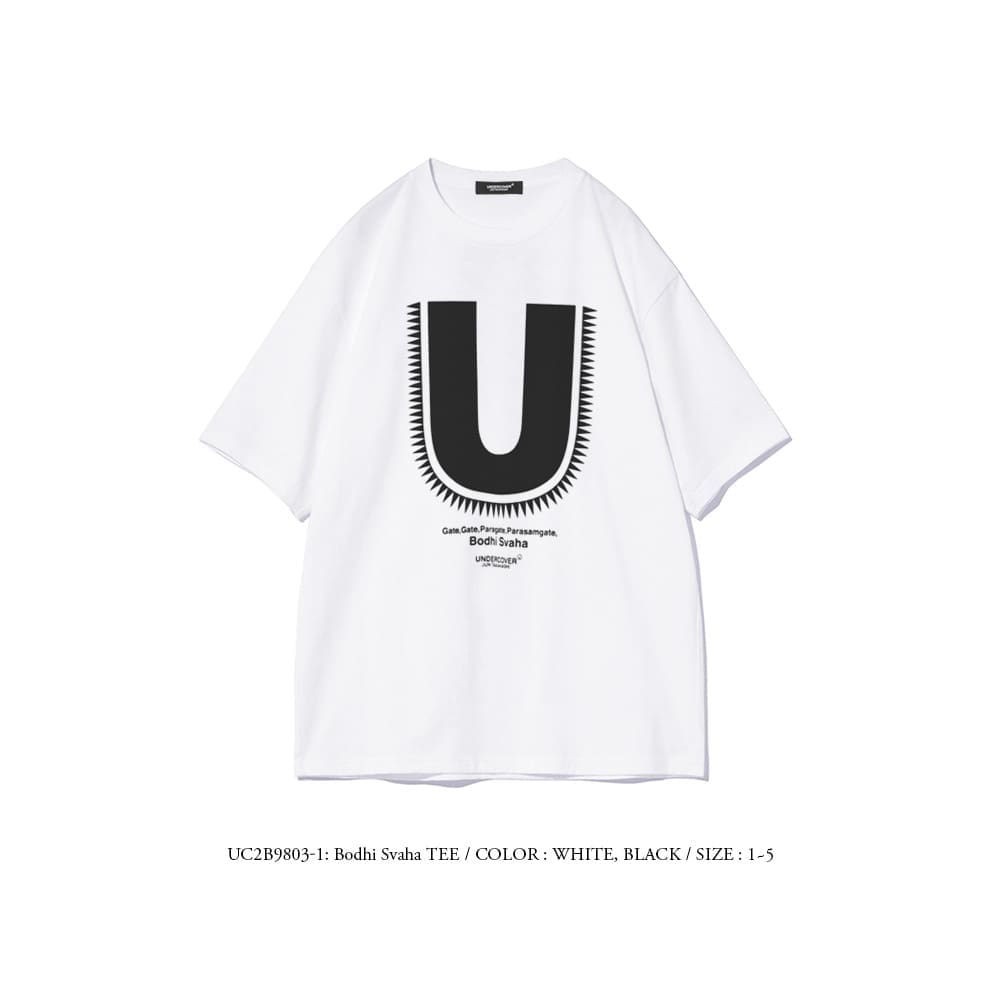 Undercover Takahashi Shield Tattoo Serrated Rock T-Shirt for Men and Women