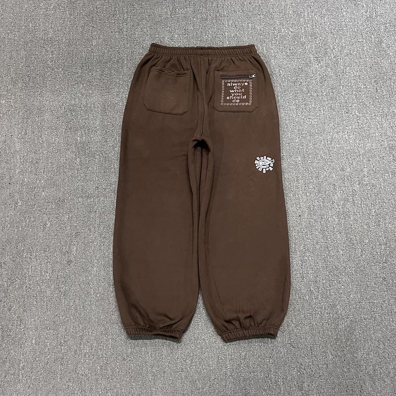 ADWYSD Sun Roll Fleece-Lined Embroidered Hoodie American Fashion Brand