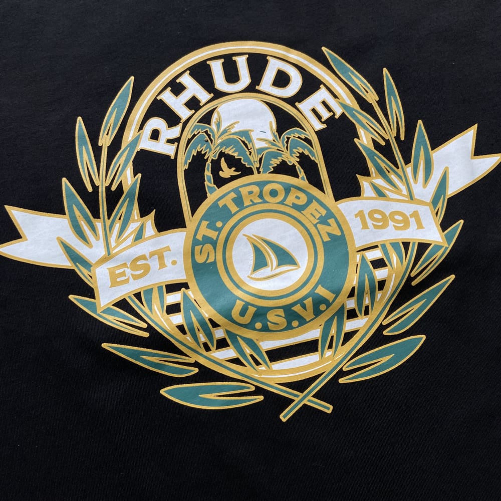 St. Tropez Logo-Print Tee